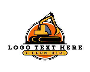 Excavator Machinery Digger logo