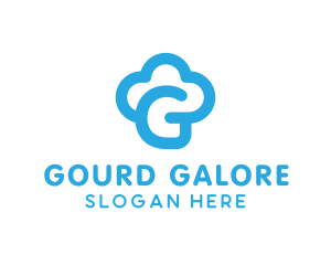 Pastry Cloud G logo design