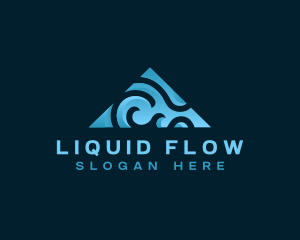 Generic Wave Fluid logo design