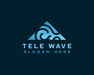 Generic Wave Fluid logo design