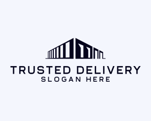 Warehouse Stockroom Logistics logo design