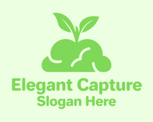 Green Plant Brain Logo