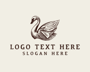 Vintage Swan Avian logo