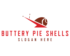 Arrow Snail Shell logo design