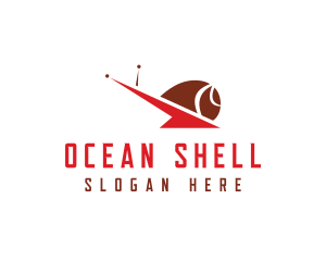 Arrow Snail Shell logo