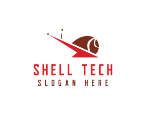 Arrow Snail Shell logo