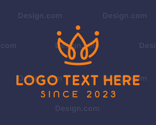 Elegant Flower Crown Logo