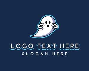 Ghost Haunted Spooky logo