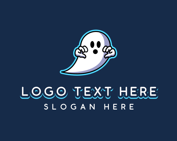 Spooky logo example 1