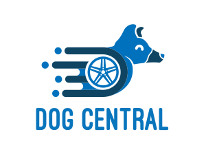 Fast Dog Wheel logo design