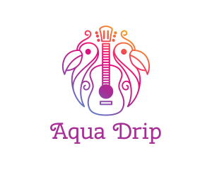 Tropical Guitar Band logo design