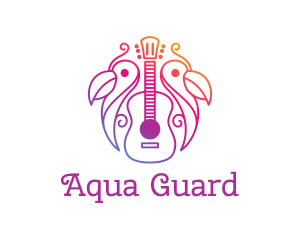 Tropical Guitar Band logo design