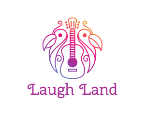 Tropical Guitar Band logo design