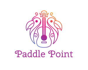 Tropical Guitar Band logo design