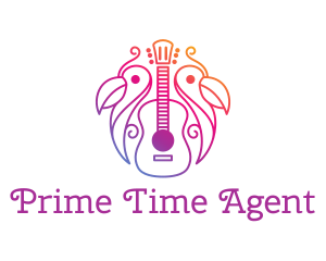 Tropical Guitar Band logo design