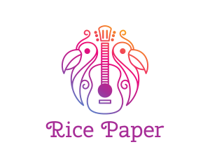 Tropical Guitar Band logo design