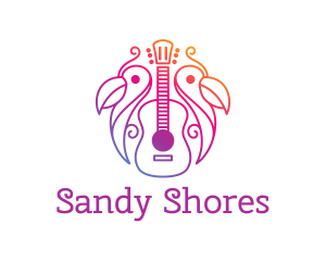 Tropical Guitar Band logo design