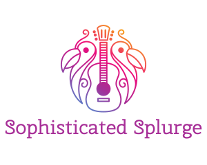 Tropical Guitar Band logo design