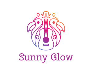 Tropical Guitar Band logo design