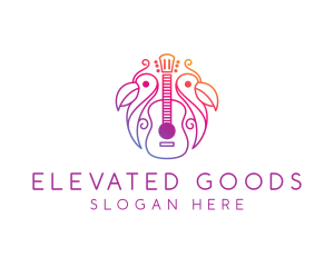 Tropical Guitar Band logo design