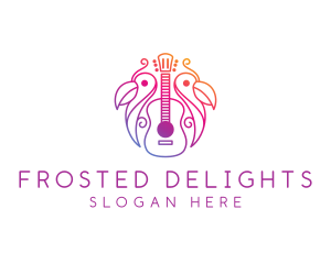 Tropical Guitar Band logo design