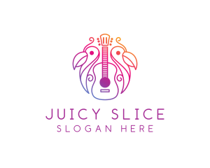 Tropical Guitar Band logo design