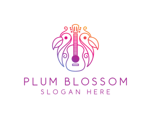 Tropical Guitar Band logo design