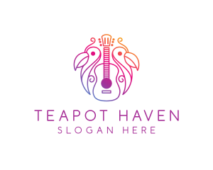 Tropical Guitar Band logo design