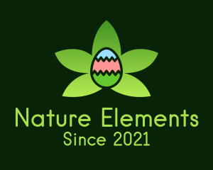 Nature Easter Egg logo design