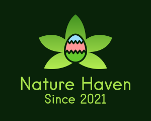 Nature Easter Egg logo design