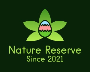 Nature Easter Egg logo design