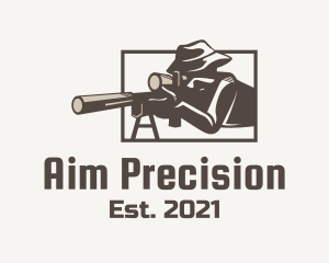 Brown Sniper Sharpshooter logo