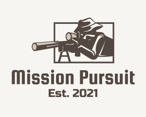 Brown Sniper Sharpshooter logo
