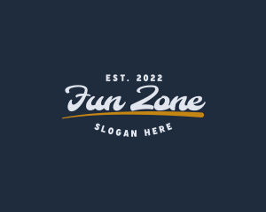 Cursive Retro Business logo design