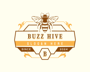 Bee Honey Apiary logo design