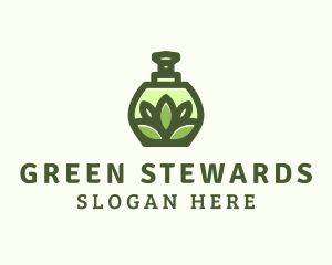 Green Luxury Scent logo design