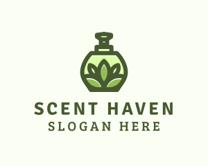 Green Luxury Scent logo design