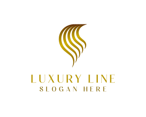 Luxury Feminine Hair Salon logo design