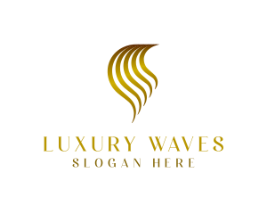 Luxury Feminine Hair Salon logo design