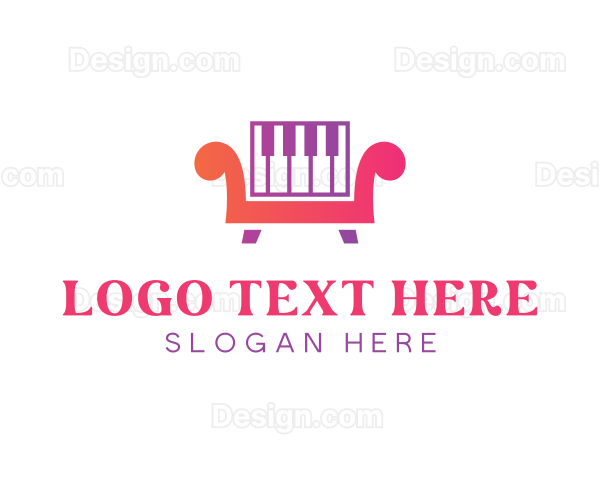 Piano Keys Sofa Logo