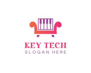 Piano Keys Sofa logo