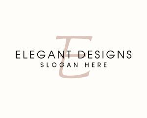 Luxury Elegant Company logo design