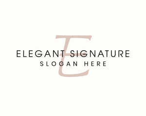 Luxury Elegant Company logo design