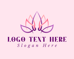 Lotus Flower Gradient logo