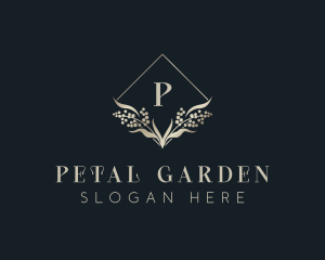 Wattle Floral Wedding logo design