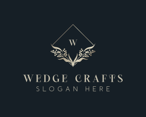 Wattle Floral Wedding logo design