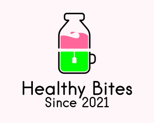 Healthy Juice Tea logo design