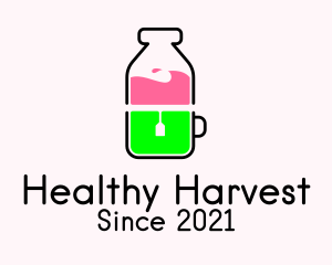 Healthy Juice Tea logo design