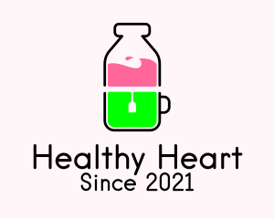 Healthy Juice Tea logo design