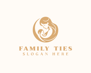 Mother Infant Family Planning logo design